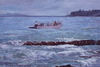 HERRING SKIFF OFF GRASSY POINT, HORNBY ISLAND, B.C.